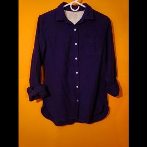 MUJI Flannel button up shirt